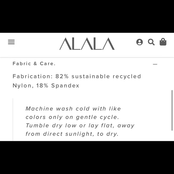 NWT $110 Alala Heroine Tight Leggings - Cropped High Waisted Pants Black Liquid - Picture 9 of 12